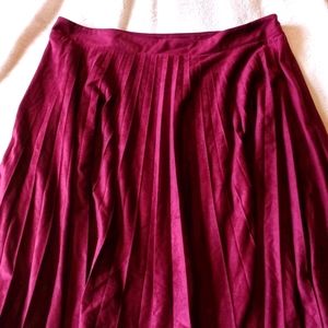 Violet Red Skirt